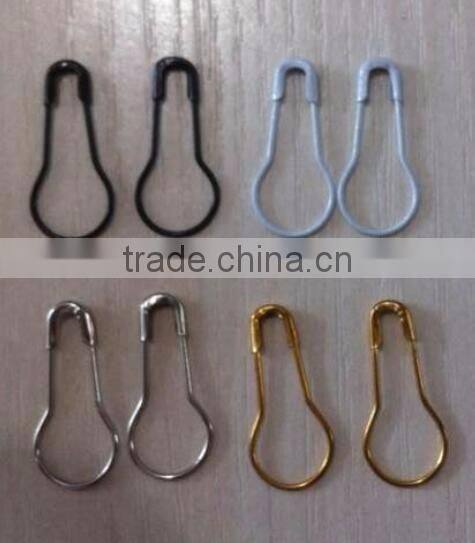 pear shape safety pin for hangtag