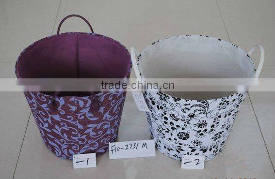 fabric woven paper box with ears