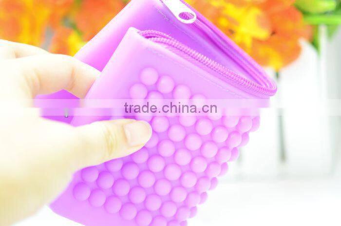 fashion silicone tote bag silicone bag with zipper