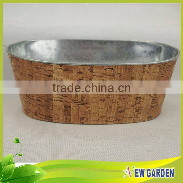 Classical elegant indoor metal herb garden planter pots