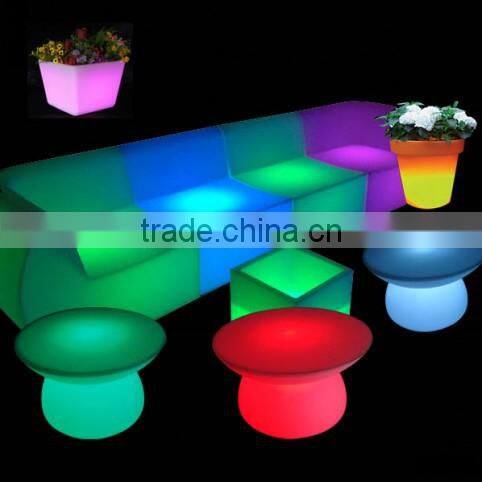 modern furniture! led lounge sofa set furniture PE material