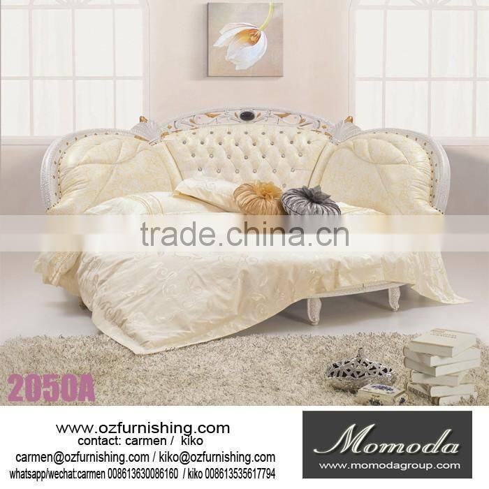 1408 king size bedroom set in high gloss/elegant and luxurious champagne gold bedroom set