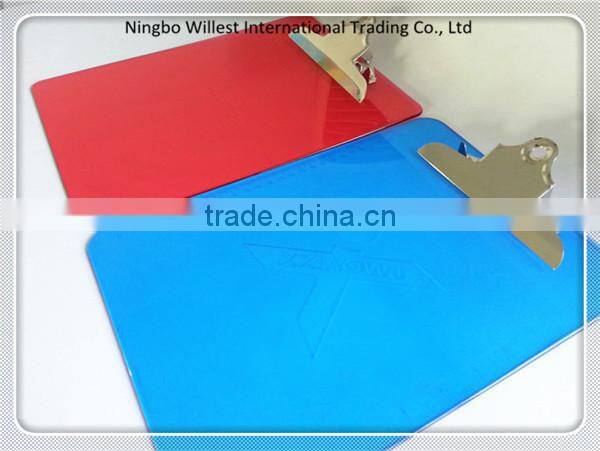 A4 red butterfly clipboard