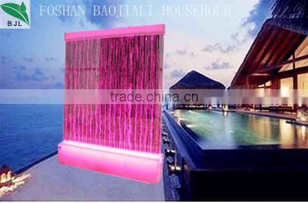 High quality LED vortex acrylic water bubble wall panel Office Partitions