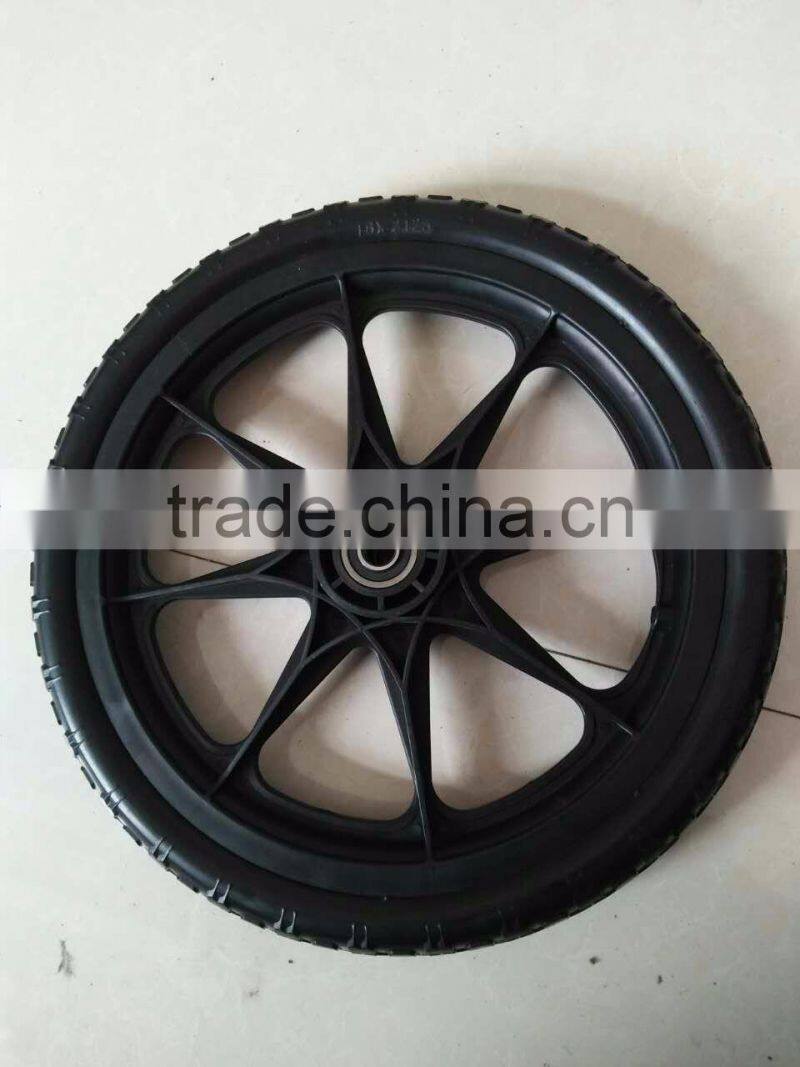 NEW MODEL PU WHEEL 16x2.125 PU Foam wheel for children bicycle trolley