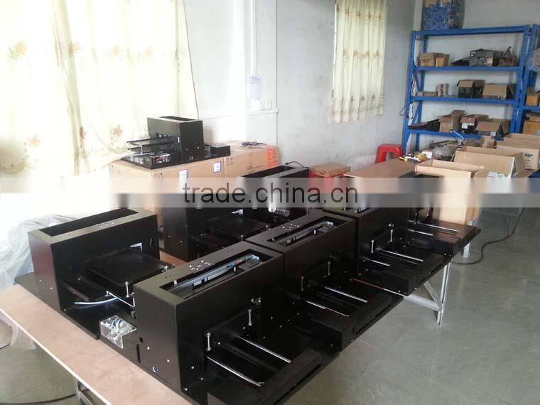 Mini flatbed UV Printer with power cord ,CD-ROW , CD