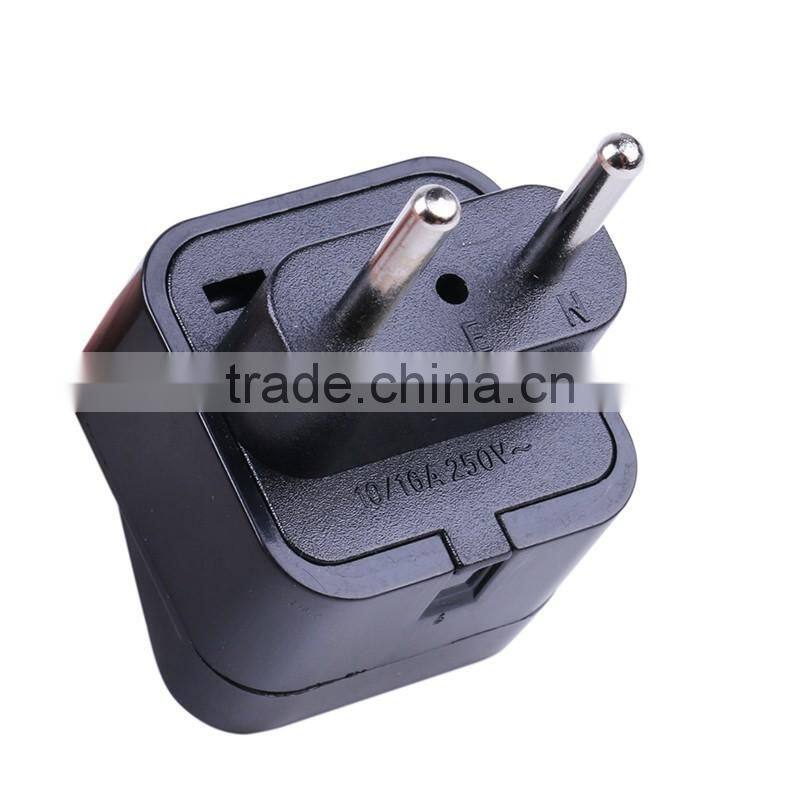 Universal AU UK EU AC to Euro plug adapter (WD-9C)