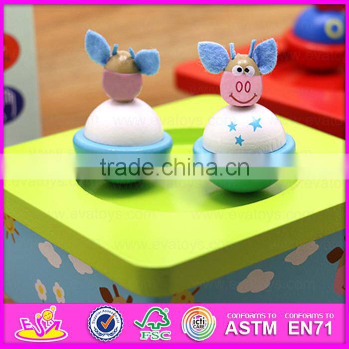 Customize promotion gift baby wooden music box movements W07B025-S