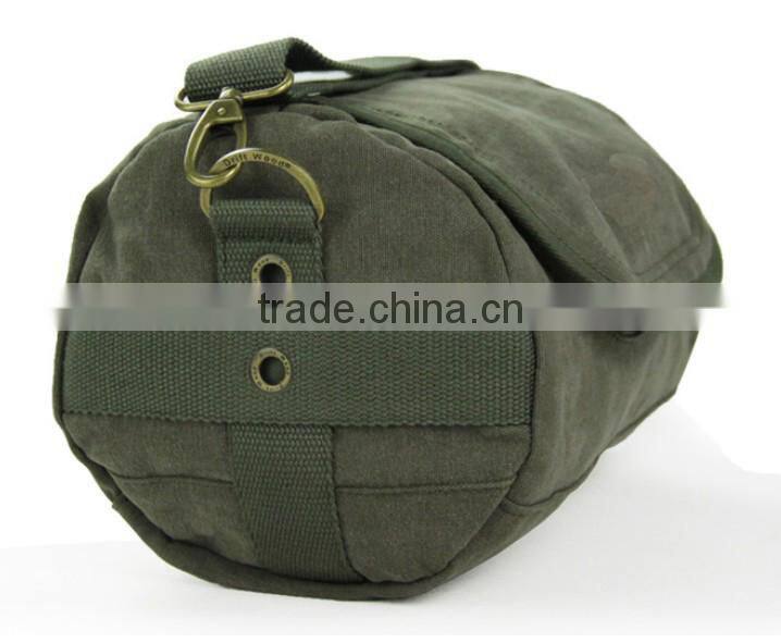 Travel Canvas Round Messenger Bag