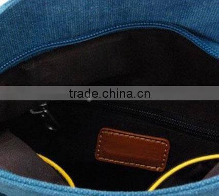 2013 fashion bowknot shoulder sling bag for girl with canvas