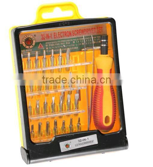 Berrylion 32pcs Tool Kit Metalic Precision Tool Kit Screwdriver Tool Kit