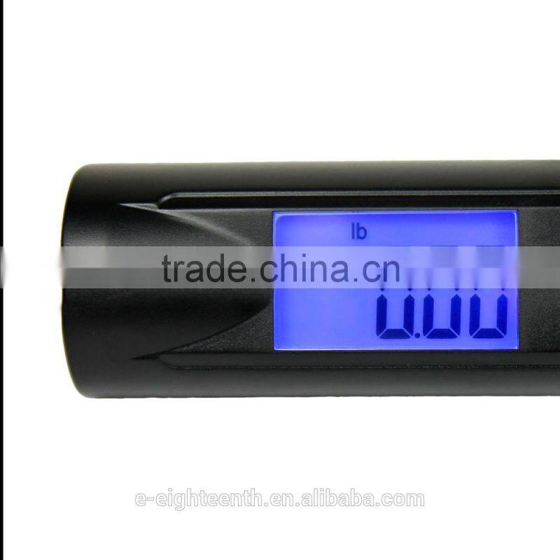 2016 new arrival hot sale 50kg LCD Digital Electronic Portable Travel Weight Scale with Flashlight