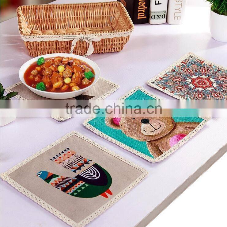 Fashionable Home Decoration Dinner Napkin Linen Cotton Folding Design Napkin Serviette