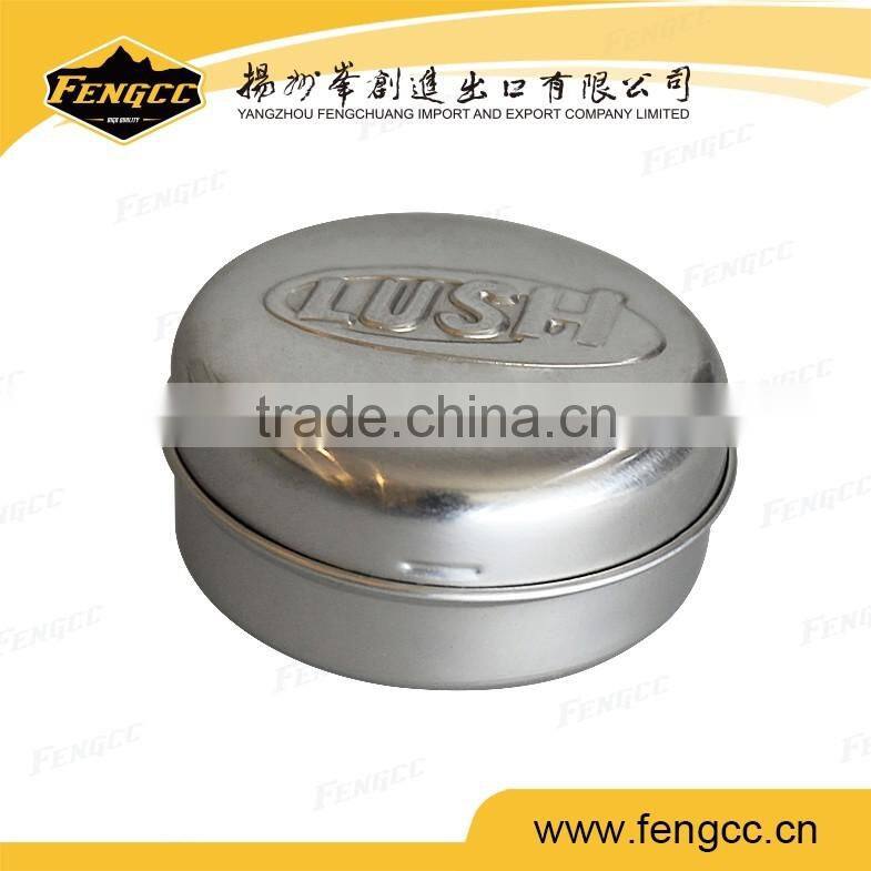 Promotion customized size Round small metal tin box for candy and cookies