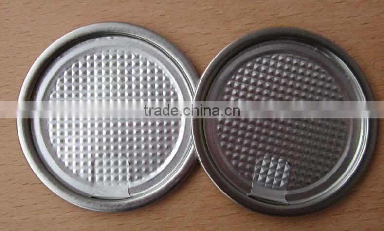 aluminum foil peel off lid, aluminum foil easy open end