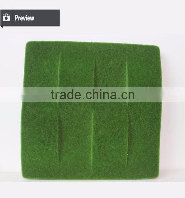 Factory direct sell artificial moss and flocking carpet for garden decoration