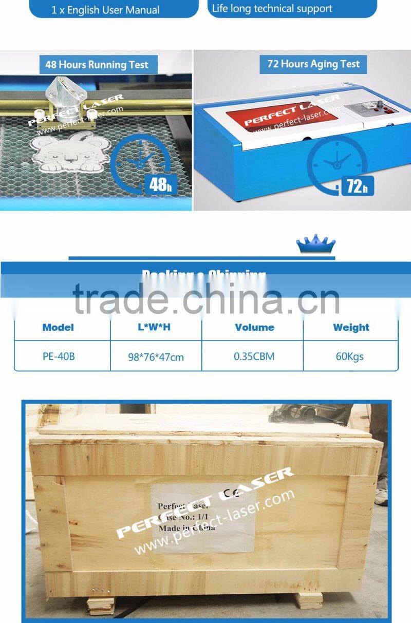 Perfect Laser PEDK-40B Desktop Mini Stamp Laser Engraving Machine