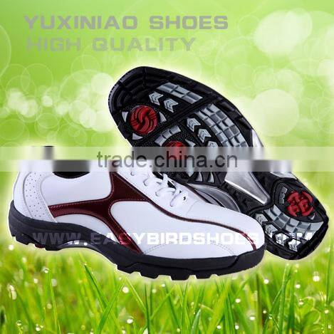 wholesale high top golf shoes for Ladies and Gentleman business sport with skid resistance spike