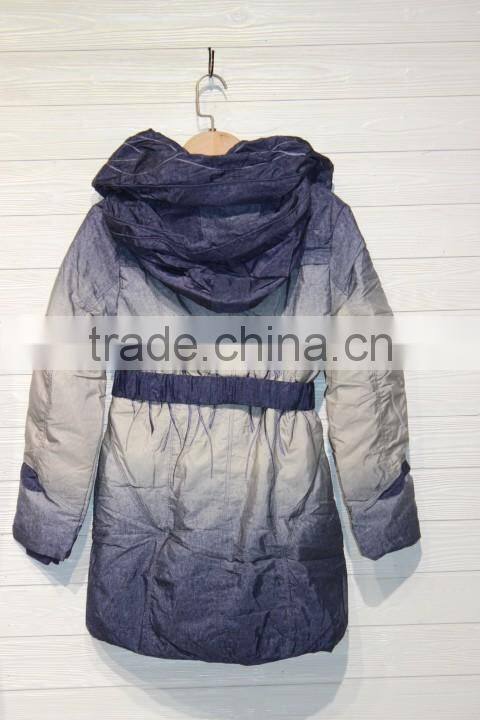 GZY factory stock fashion warm down jacket women