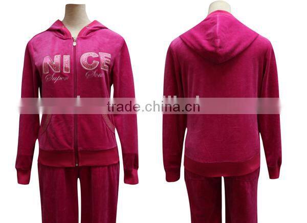 Top china supplier manufactures hoodies diamonded best selling young woman clothing