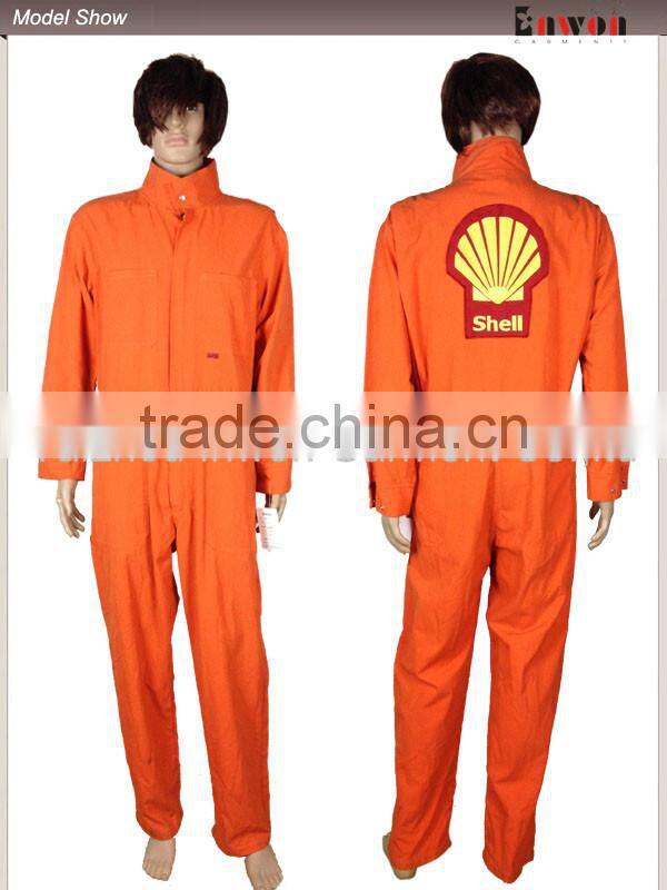 Cotton Industrial Safety Workwear Flame Retardant Coverall