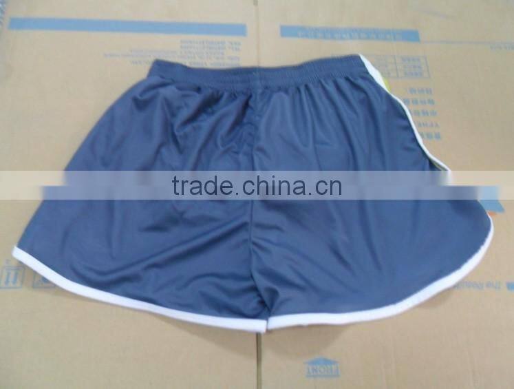 100%polyester loose running short, breathable and comfortable coolmax fabric for running, trianing