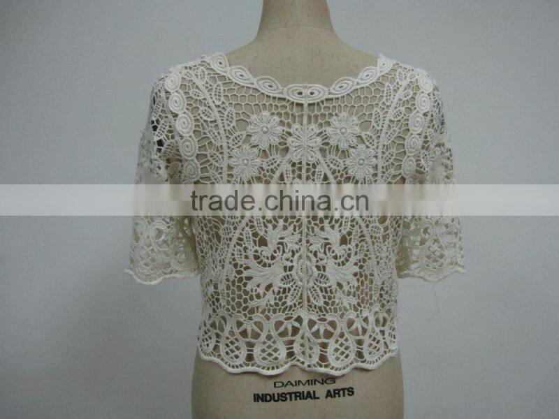 crochet garment manufacturer ladies summer lace top