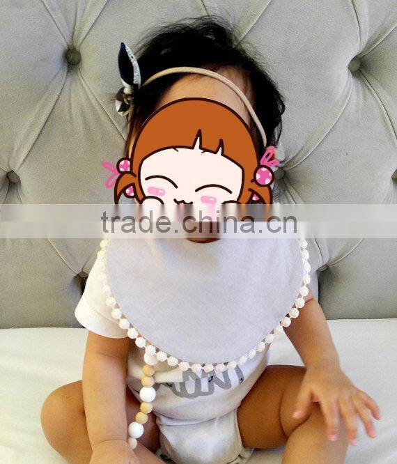 Pom Pom Baby Bibs Kids Feeding Baby Items Hot Selling 2017 Amazon