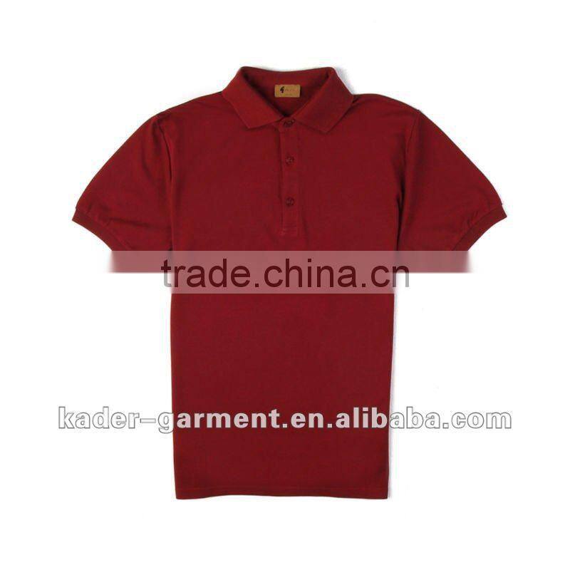 Men's pique polo shirts- branded