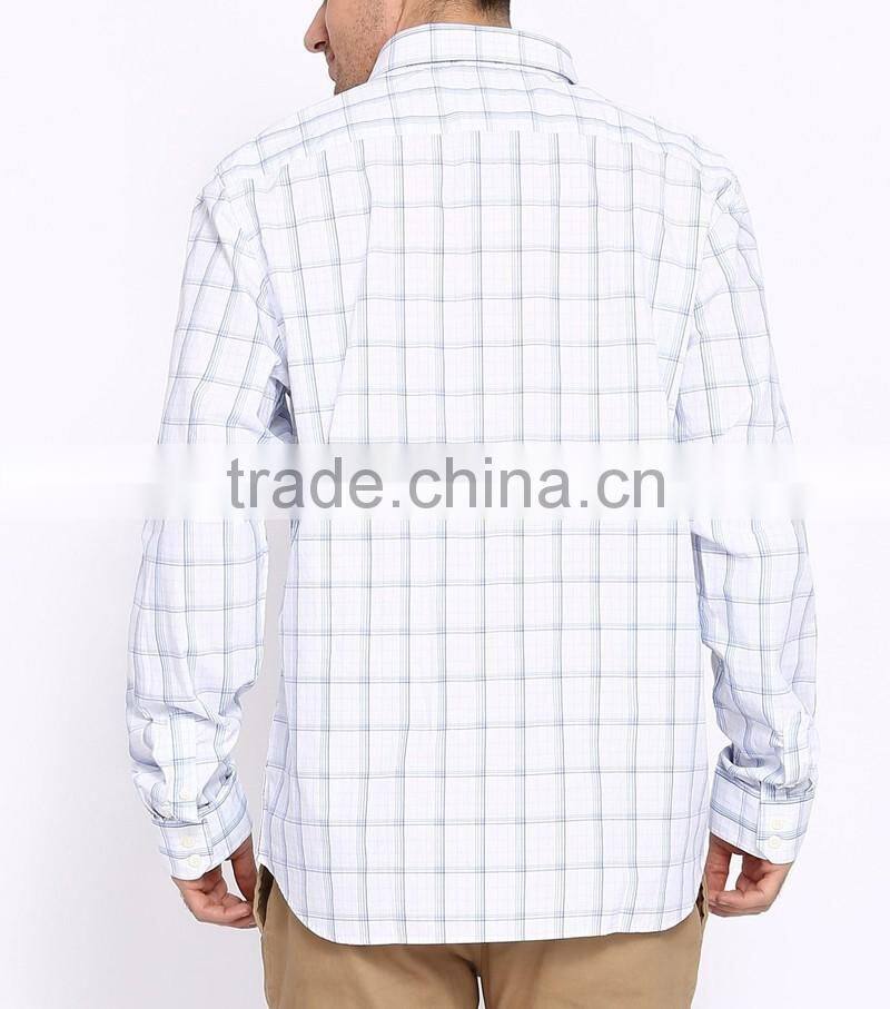 Custom OEM plus size mens plaid shirts 100% cotton soft shirts man
