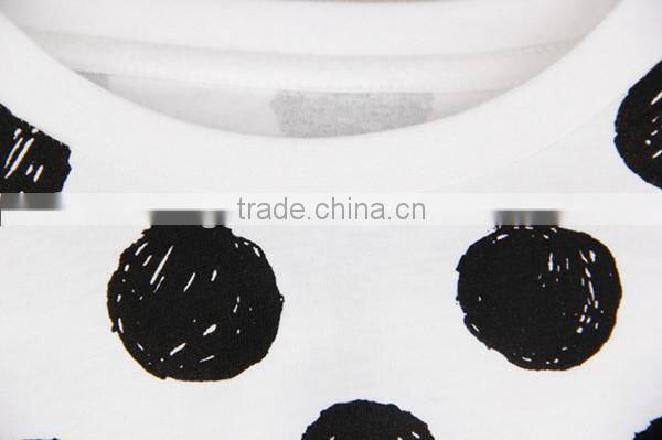 women mini shirt dot design blouse