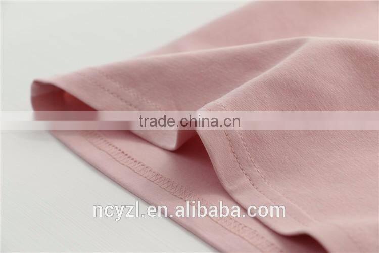 2016 custom wholesale 100% cotton cute style children/baby t shirt