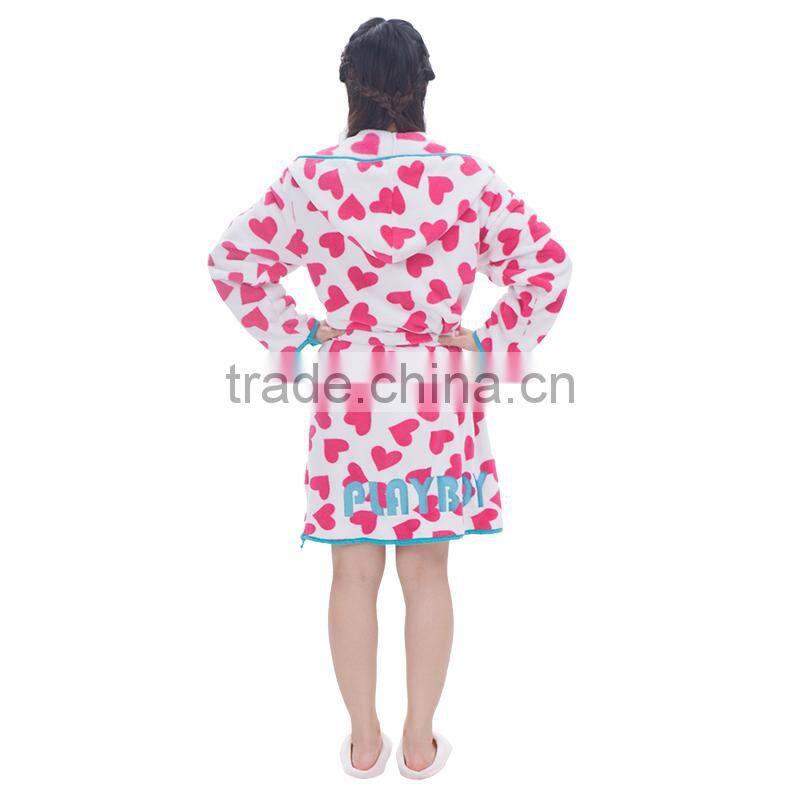 Cheap price turkish heated women bathrobe