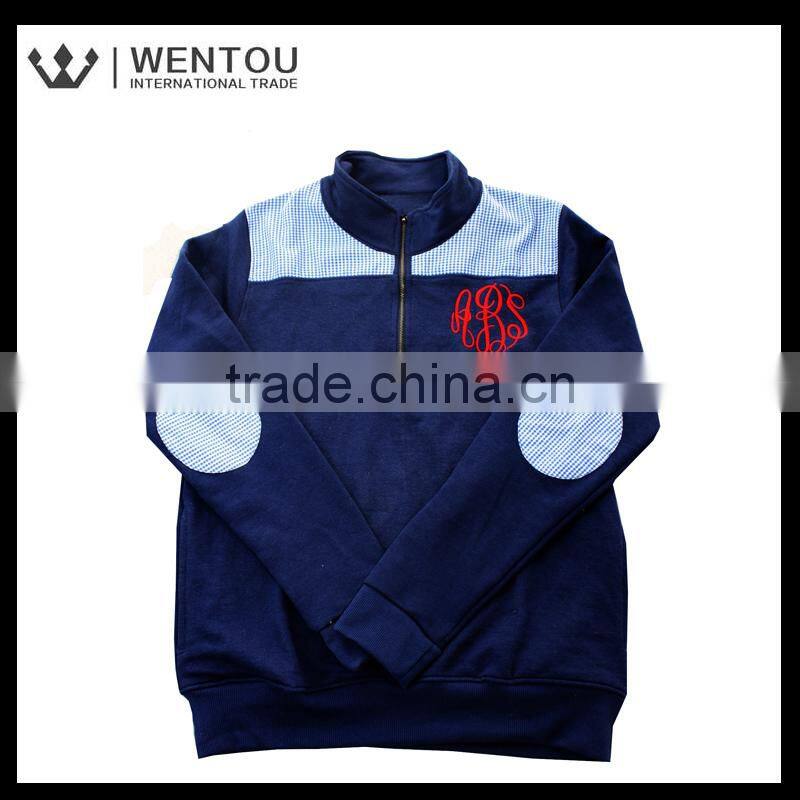 New Arrival Preppy Monogrammed Seersucker Pullover