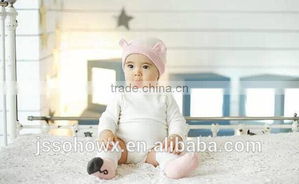 cute bear designer knit cotton baby hat, personalized baby hats