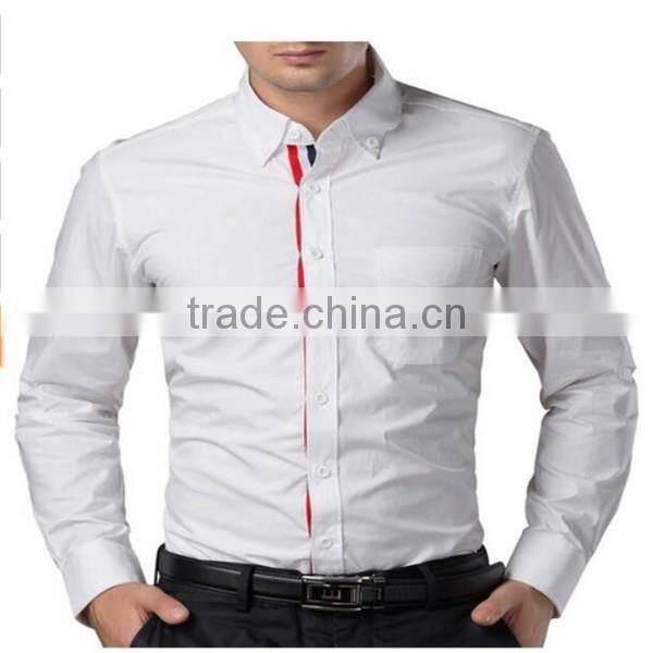 2016 new wholesale Stylish Long Sleeve cotton custom mens casual dress shirts
