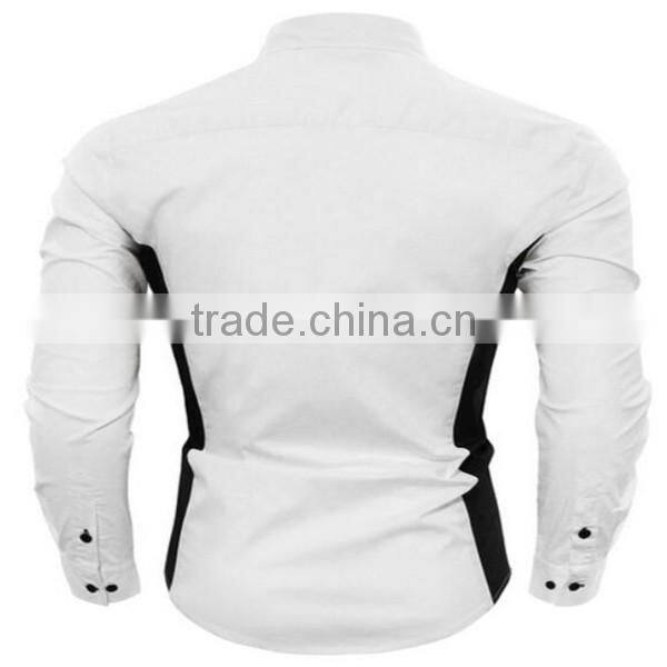 2016 new wholesale Two Toned Slim Fit custom mens casual dress shirts