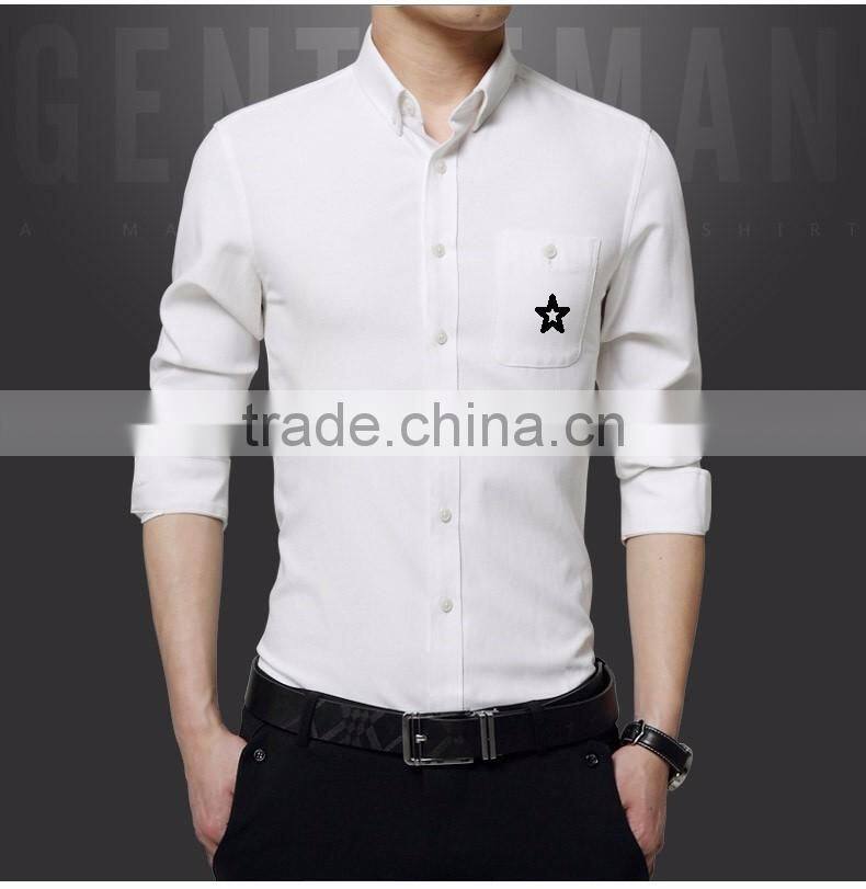 fancy non iron slim fit button down oxford dress shirt