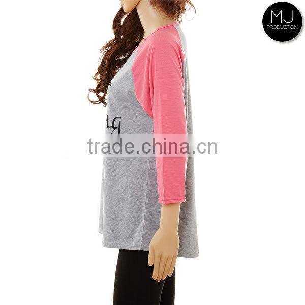 Wholesale Blouse Easter Raglan Tank Top Woman Clothing