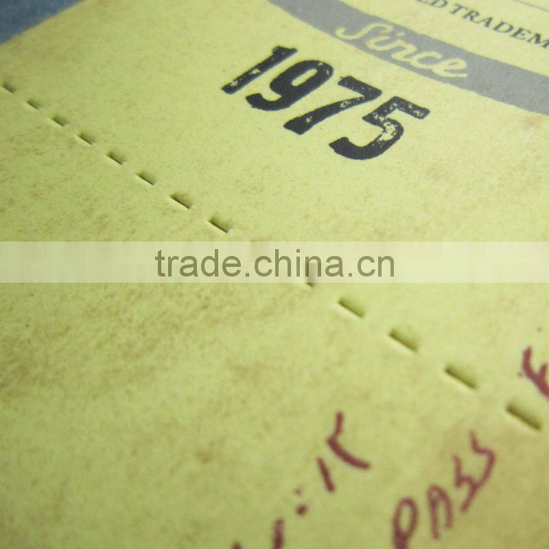 garment hang leather tag custom