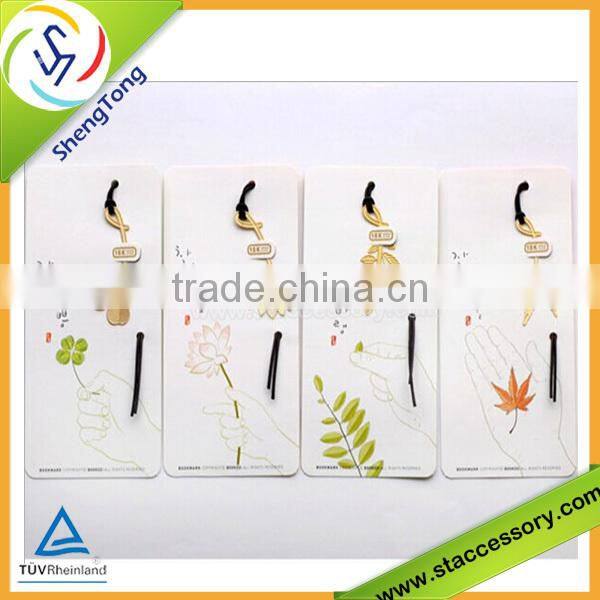 Fashion stainless steel bookmark metal bookmark hot selling with many different material