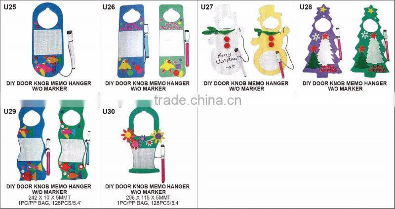 DIY Creative Door Hanger Tag, door knob memo hanger