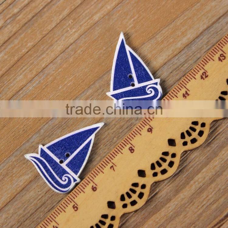 Precision navigation series wood buttons coloured drawing or pattern