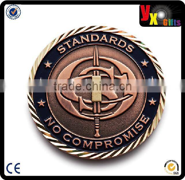 home decor/2014 Manufactory production dragon metal souvenir coin