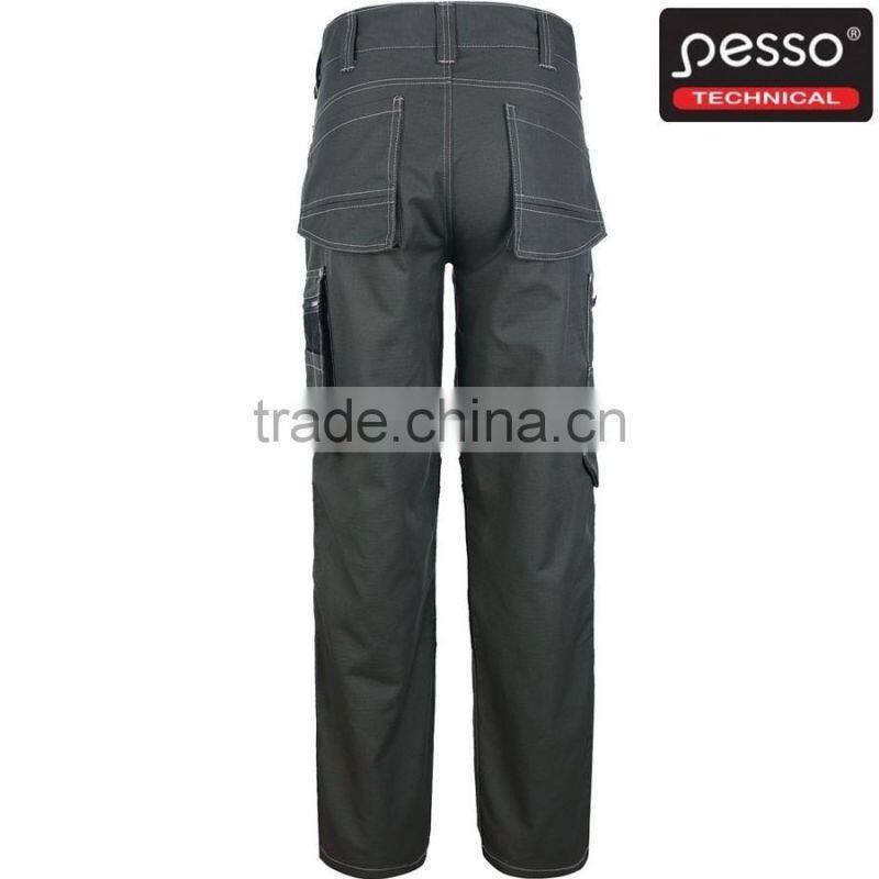 PESSO RIPSTOP 100% cotton chaki workwear bibpants