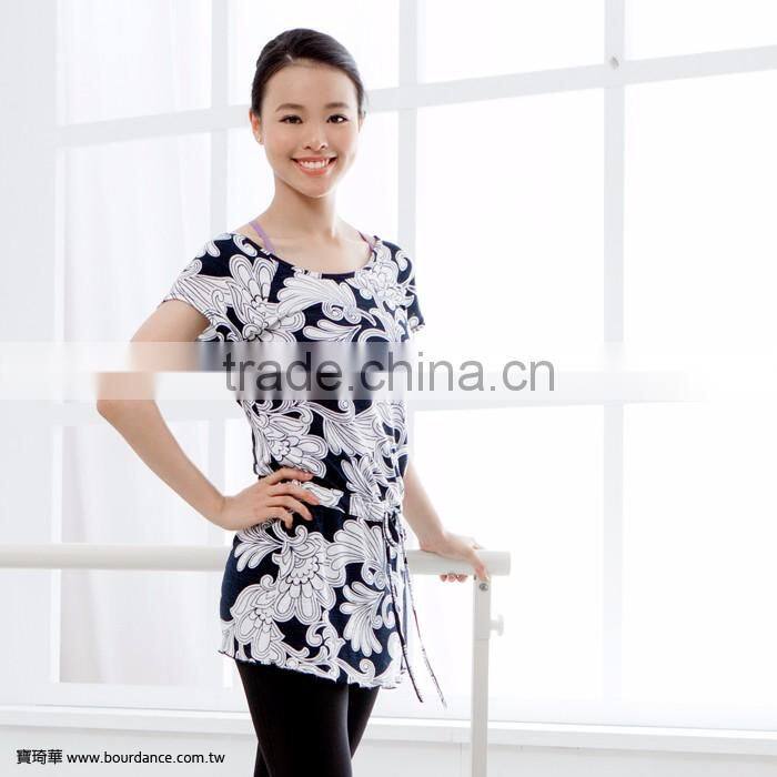 Ballet trim ladies tank wholesale sports bra top