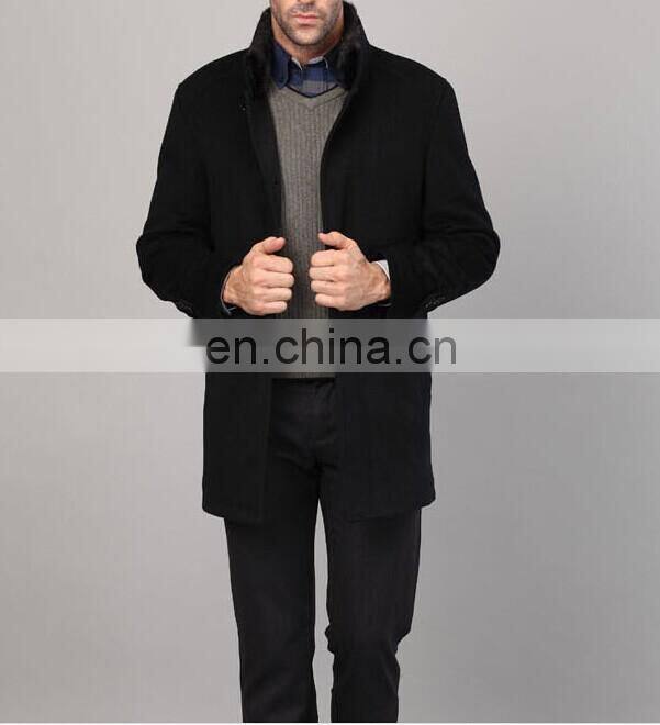 Luxury classic style men's wool suit