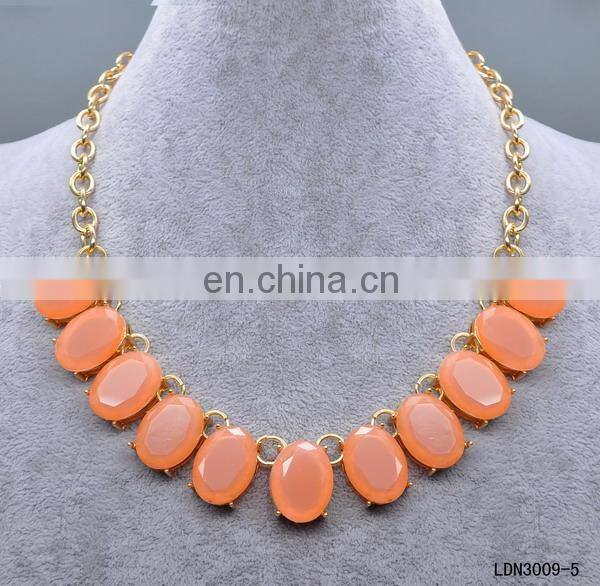 Hot selling and cheap double C imitation jewellery designs necklace