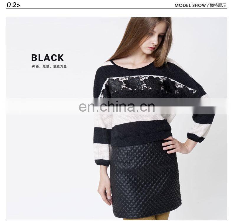 New european simple autumn&winter A-shape pencil bodycon PUleather mini ladies skirts