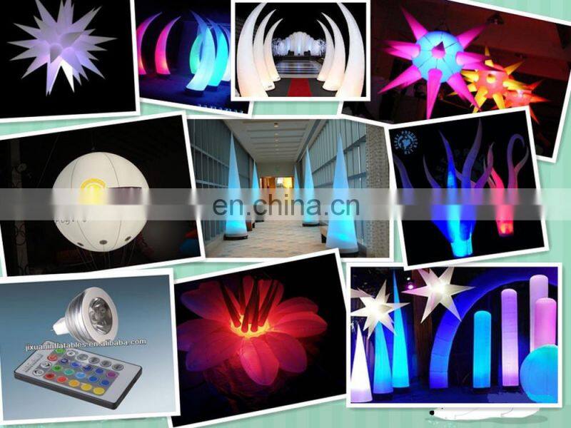 LED inflatable tusk inflatable led ivory balloon